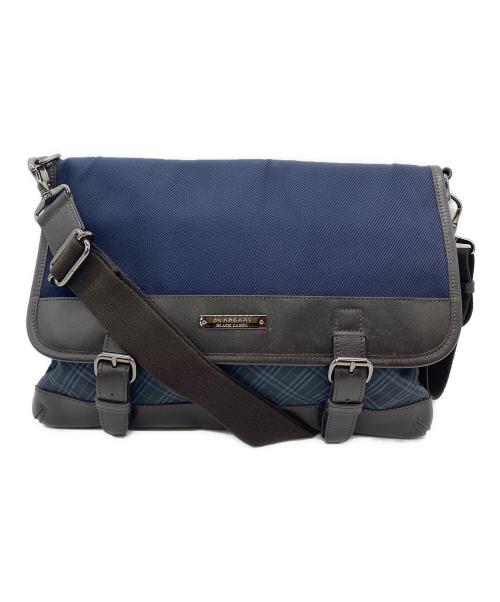 BURBERRY BLACK LABEL（バーバリーブラックレーベル）BURBERRY BLACK LABEL (バーバリーブラックレーベル) ショルダーバッグ ネイビーの古着・服飾アイテム