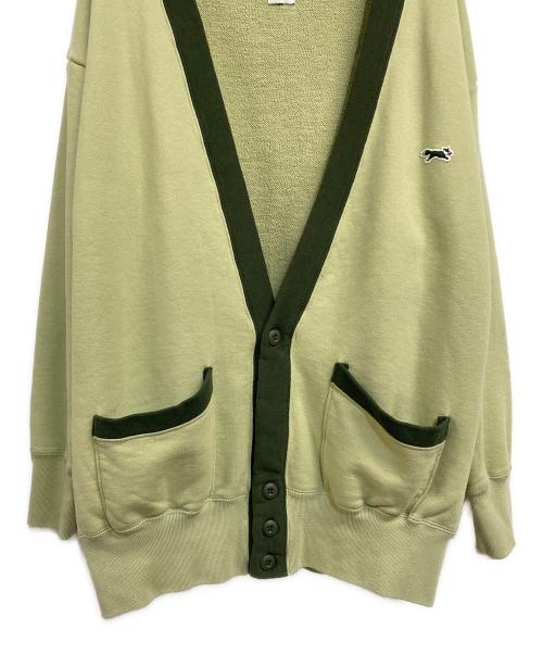 THE FOX（ザフォックス）THE FOX (ザフォックス) 6(ROKU) SWEAT CARDIGAN グリーン サイズ:Mの古着・服飾アイテム