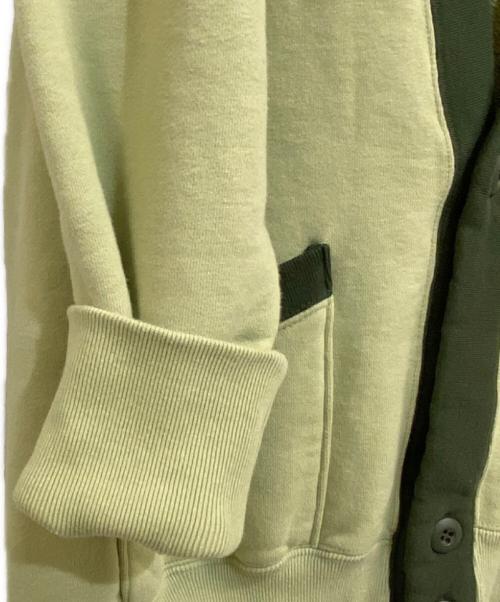 THE FOX（ザフォックス）THE FOX (ザフォックス) 6(ROKU) SWEAT CARDIGAN グリーン サイズ:Mの古着・服飾アイテム