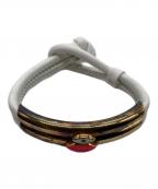 delfina delettrezデルフィナ デルトレズ）の古着「シルバー＆レザーブレスレット」