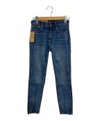 POLO RALPH LAURENポロ・ラルフローレン）の古着「Tompkins スキニークロップジーンズ」｜ブルー