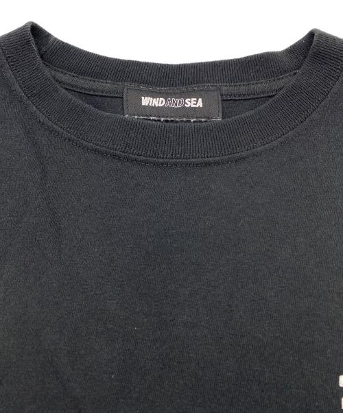 WIND AND SEA（ウィンダンシー）WIND AND SEA (ウィンダンシー) プリントTシャツ ブラック サイズ:SIZE Sの古着・服飾アイテム