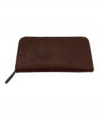 土屋鞄ツチヤカバン）の古着「クッションファスナー長財布」｜ブラウン