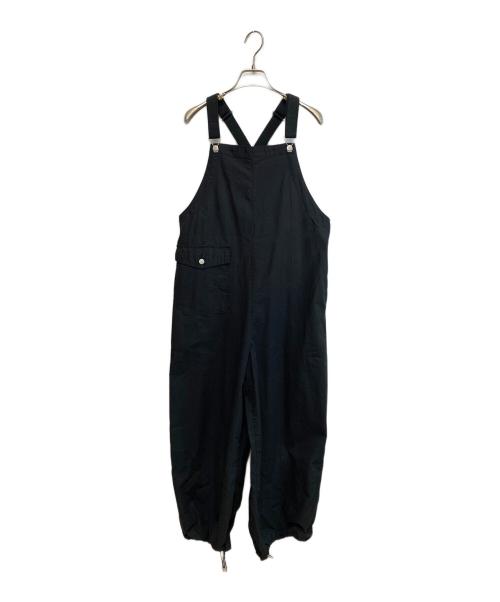Spick and Span（スピック＆スパン）Spick and Span (スピック＆スパン) リップストップオーバーオール ブラック サイズ:SIZE 38の古着・服飾アイテム