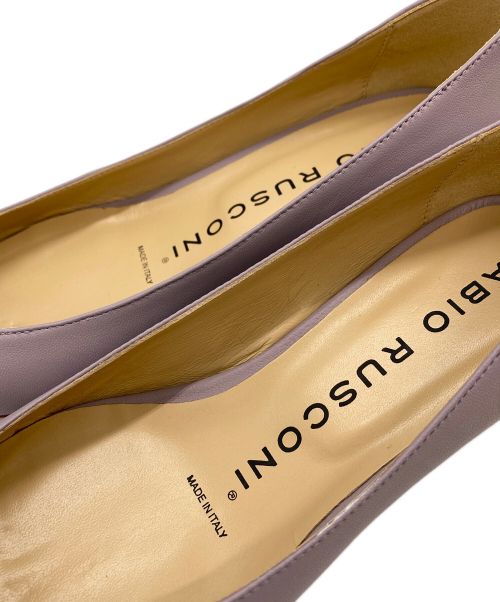 FABIO RUSCONI（ファビオルスコーニ）FABIO RUSCONI (ファビオルスコーニ) ローヒールパンプス ライラック サイズ:SIZE 36(23cm～23.5ｃｍ）の古着・服飾アイテム