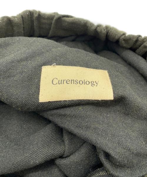 Curensology（カレンソロジー）Curensology (カレンソロジー) コットンウールドロストパンツ グリーン サイズ:SIZE Freeの古着・服飾アイテム