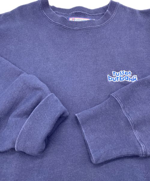Russet Burbank（ラセット バーバンク）Russet Burbank (ラセット バーバンク) ロゴスウェットシャツ ネイビー サイズ:SIZE XLの古着・服飾アイテム