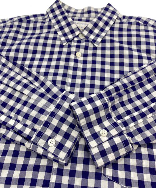 COMME des GARCONS SHIRT（コムデギャルソンシャツ）COMME des GARCONS SHIRT (コムデギャルソンシャツ) ギンガムチェックシャツ ネイビー×ホワイト サイズ:SIZE Mの古着・服飾アイテム
