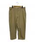 COMME des GARCONS HOMME DEUX（コムデギャルソン オム ドゥ）の古着「サイドベルトパンツ」｜カーキ