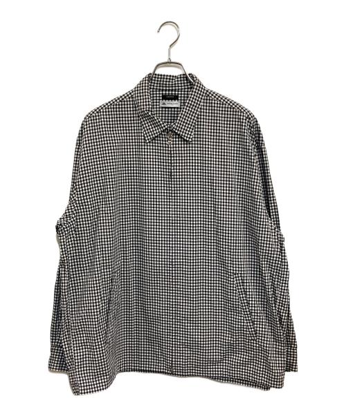 leno（リノ）leno (リノ) THOMAS MASON (トーマスメイソン) Zip-Up Blouson ブラック×ホワイト サイズ:SIZE 2 (FREE)の古着・服飾アイテム