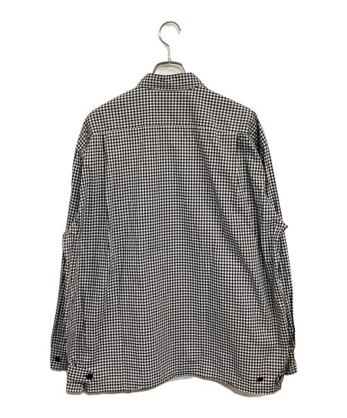 leno（リノ）leno (リノ) THOMAS MASON (トーマスメイソン) Zip-Up Blouson ブラック×ホワイト サイズ:SIZE 2 (FREE)の古着・服飾アイテム