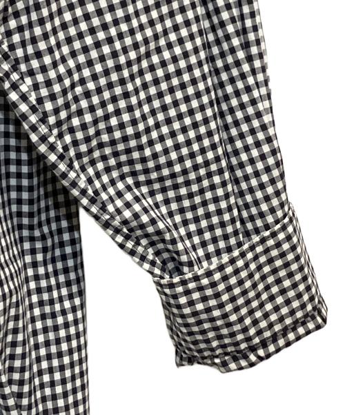 leno（リノ）leno (リノ) THOMAS MASON (トーマスメイソン) Zip-Up Blouson ブラック×ホワイト サイズ:SIZE 2 (FREE)の古着・服飾アイテム