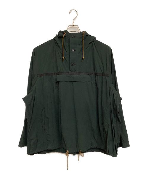 KOLOR（カラー）KOLOR (カラー) DYED NYLON PULLOVER ANORAK グリーン サイズ:SIZE 2の古着・服飾アイテム
