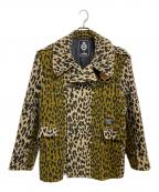 NEIGHBORHOODネイバーフッド）の古着「レオパードピーコート」｜ブラウン