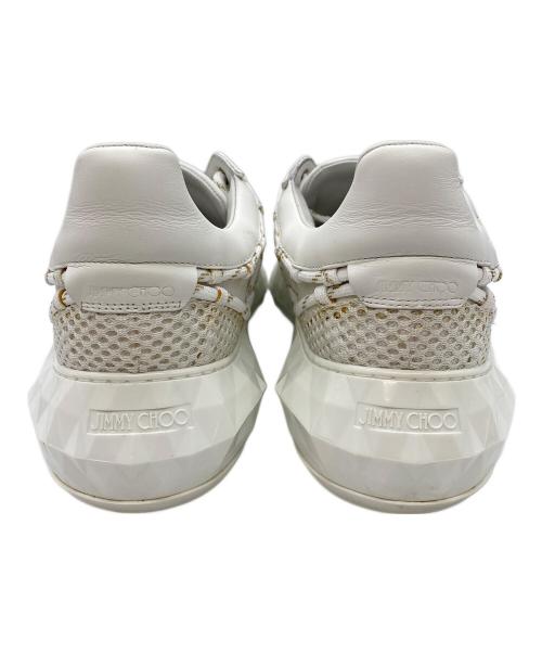 JIMMY CHOO（ジミーチュウ）JIMMY CHOO (ジミーチュウ) DIAMOND  LACED ホワイト サイズ:SIZE　41.5の古着・服飾アイテム