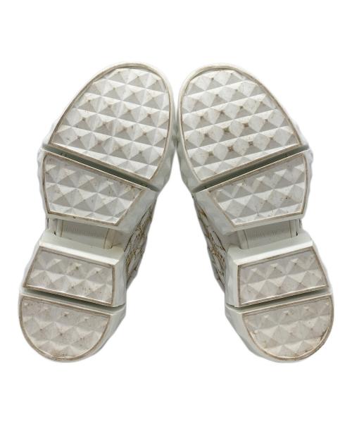 JIMMY CHOO（ジミーチュウ）JIMMY CHOO (ジミーチュウ) DIAMOND  LACED ホワイト サイズ:SIZE　41.5の古着・服飾アイテム