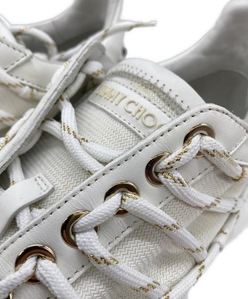 JIMMY CHOO（ジミーチュウ）JIMMY CHOO (ジミーチュウ) DIAMOND  LACED ホワイト サイズ:SIZE　41.5の古着・服飾アイテム