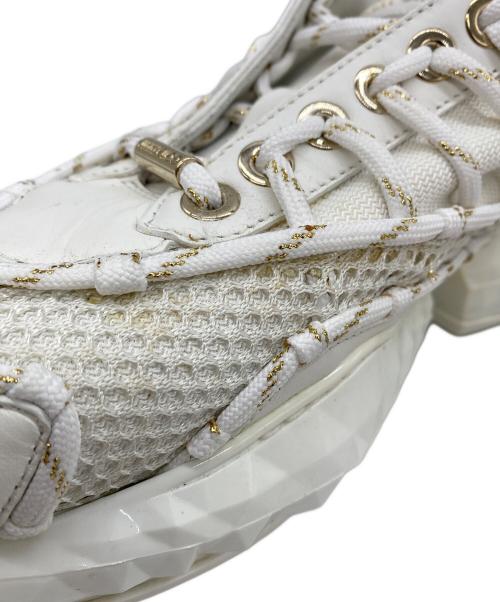 JIMMY CHOO（ジミーチュウ）JIMMY CHOO (ジミーチュウ) DIAMOND  LACED ホワイト サイズ:SIZE　41.5の古着・服飾アイテム