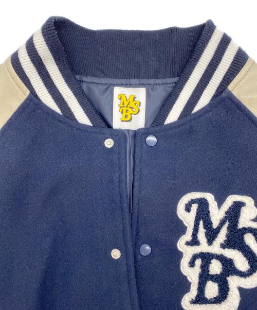 My Sugar Babe（マイシュガーベイブ）My Sugar Babe (マイシュガーベイブ) スタジャン ネイビー×ベージュ サイズ:SIZE Lの古着・服飾アイテム