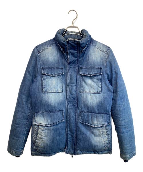 The Duffer of ST.George（ザ ダファーオブセントジョージ）The Duffer of ST.George (ザ ダファーオブセントジョージ) デニムダウンジャケット ブルー サイズ:SIZE UK Sの古着・服飾アイテム