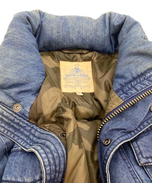 The Duffer of ST.George（ザ ダファーオブセントジョージ）The Duffer of ST.George (ザ ダファーオブセントジョージ) デニムダウンジャケット ブルー サイズ:SIZE UK Sの古着・服飾アイテム