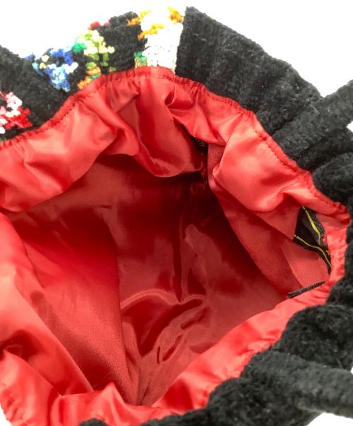 FEILER（フェイラー）FEILER (フェイラー) HELLO KITTY (ハローキティ) ハンドバッグ ブラック 未使用品の古着・服飾アイテム