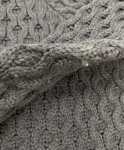 ISABEL MARANT（イザベルマラン）ISABEL MARANT (イザベルマラン) ローゲージケーブルニットセーター グレー サイズ:２の古着・服飾アイテム