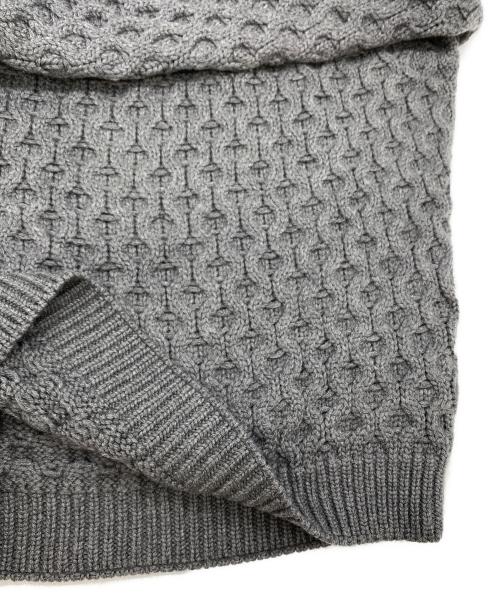 ISABEL MARANT（イザベルマラン）ISABEL MARANT (イザベルマラン) ローゲージケーブルニットセーター グレー サイズ:２の古着・服飾アイテム