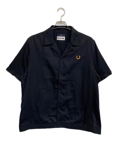 FRED PERRY（フレッドペリー）FRED PERRY (フレッドペリー) miles kane (マイルズ・ケイン) BOWLING SHIRT ブラック サイズ:SIZE Lの古着・服飾アイテム