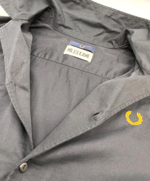 FRED PERRY（フレッドペリー）FRED PERRY (フレッドペリー) miles kane (マイルズ・ケイン) BOWLING SHIRT ブラック サイズ:SIZE Lの古着・服飾アイテム