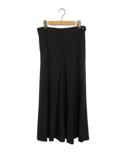 Y`s（ワイズ）Y`s (ワイズ) 切替ロングスカート ブラック サイズ:SIZE 1の古着・服飾アイテム