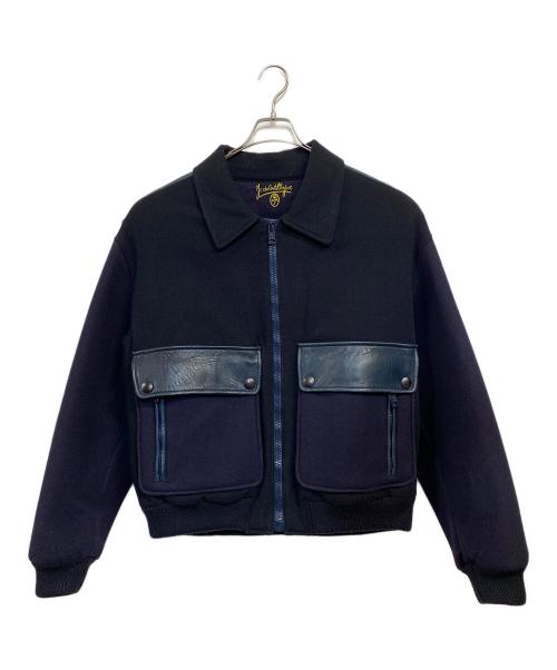 CASTELBAJAC（カステルバジャック）CASTELBAJAC (カステルバジャック) ヴィンテージピンクパンサーブルゾン ネイビー サイズ:SIZE 52の古着・服飾アイテム