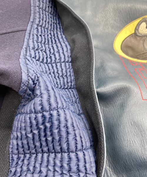 CASTELBAJAC（カステルバジャック）CASTELBAJAC (カステルバジャック) ヴィンテージピンクパンサーブルゾン ネイビー サイズ:SIZE 52の古着・服飾アイテム