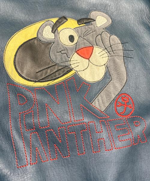 CASTELBAJAC（カステルバジャック）CASTELBAJAC (カステルバジャック) ヴィンテージピンクパンサーブルゾン ネイビー サイズ:SIZE 52の古着・服飾アイテム