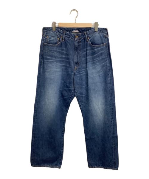JAPAN BLUE JEANS（ジャパンブルージーンズ）JAPAN BLUE JEANS (ジャパンブルージーンズ) ルーズモデル 12.5oz ソフトデニム セルヴィッチ Aging Wash ブルー サイズ:W38(96㎝)の古着・服飾アイテム