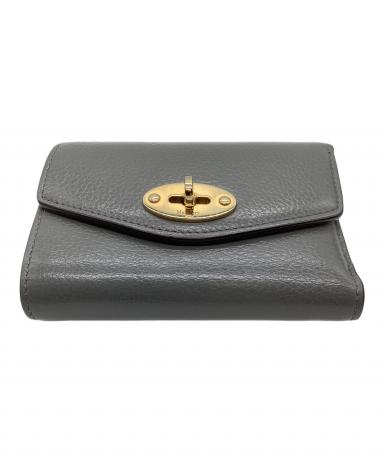 中古・古着通販】MULBERRY (マルベリー) 3つ折り財布 グレー｜ブランド