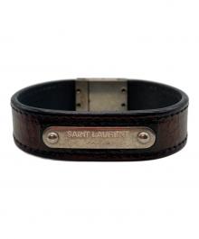 Saint Laurent Paris（サンローランパリ）の古着「ブレスレット」｜ブラック