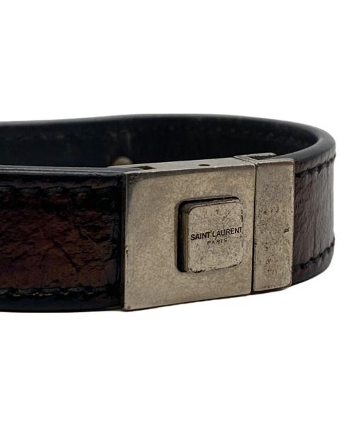 Saint Laurent Paris（サンローランパリ）Saint Laurent Paris (サンローランパリ) ブレスレット ブラック サイズ:Freeの古着・服飾アイテム