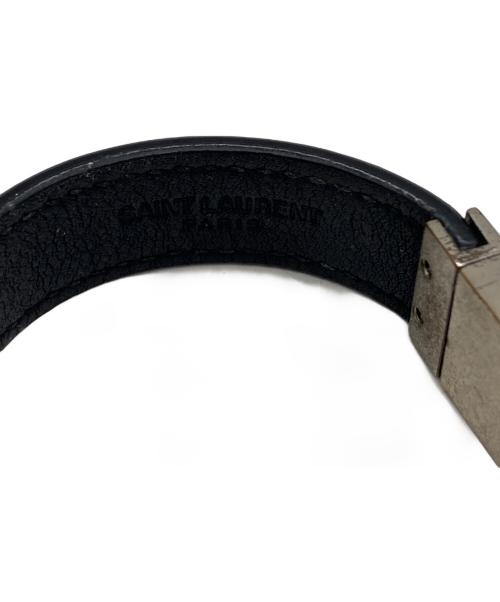 Saint Laurent Paris（サンローランパリ）Saint Laurent Paris (サンローランパリ) ブレスレット ブラック サイズ:Freeの古着・服飾アイテム