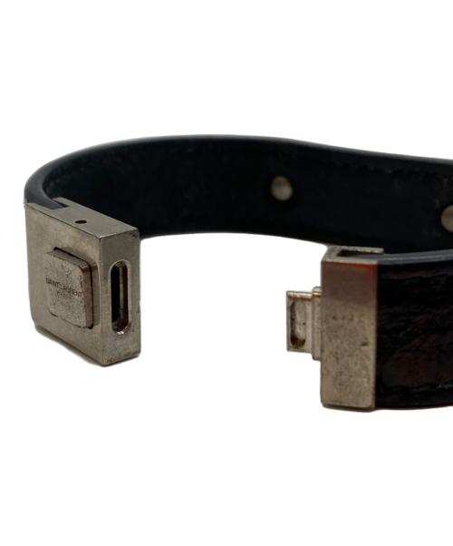 Saint Laurent Paris（サンローランパリ）Saint Laurent Paris (サンローランパリ) ブレスレット ブラック サイズ:Freeの古着・服飾アイテム