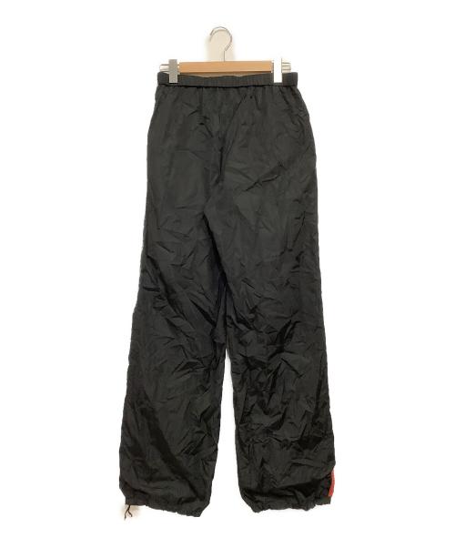 PRADA（プラダ）PRADA (プラダ) ヴィンテージポケッタブルナイロンパンツ ブラック サイズ:SIZE 42 (S)の古着・服飾アイテム