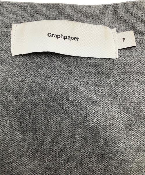 Graphpaper（グラフペーパー）Graphpaper (グラフペーパー) Suvin Cardigan グレー サイズ:SIZE Freeの古着・服飾アイテム
