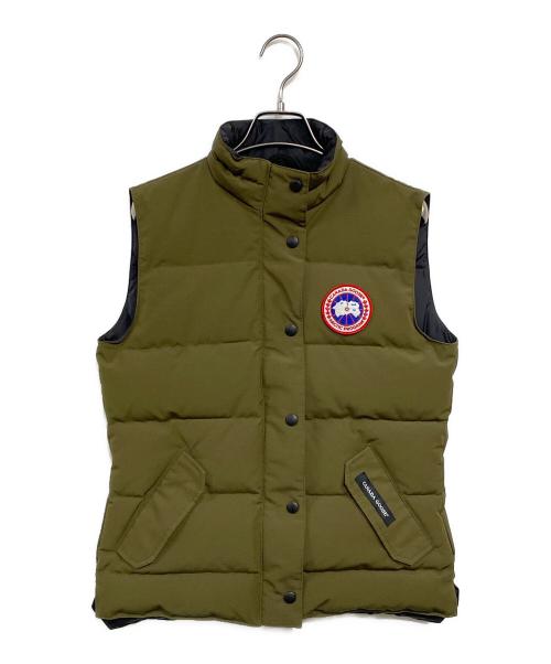 CANADA GOOSE（カナダグース）CANADA GOOSE (カナダグース) FREESTYLE VEST オリーブ サイズ:CA Sの古着・服飾アイテム