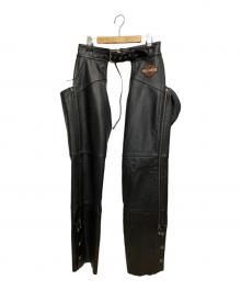 HARLEY-DAVIDSON（ハーレーダビッドソン）の古着「00's レザーチャップス」｜ブラック