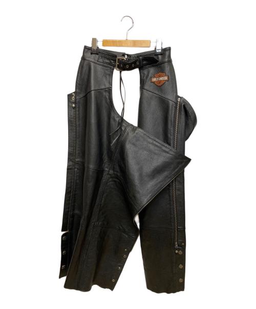 HARLEY-DAVIDSON（ハーレーダビッドソン）HARLEY-DAVIDSON (ハーレーダビッドソン) 00's レザーチャップス ブラック サイズ:SIZE Mの古着・服飾アイテム