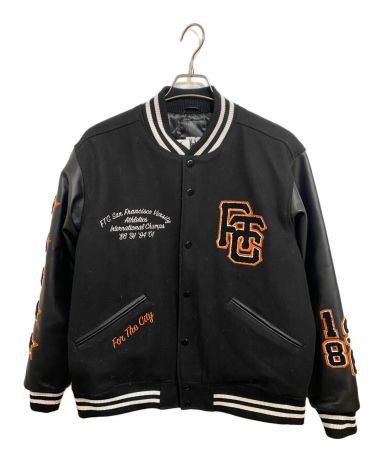 中古・古着通販】FTC (エフティーシー) SF VARSITY JACKET ブラック
