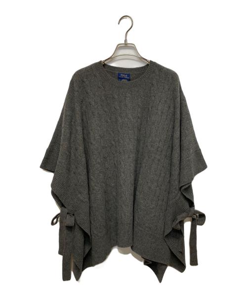 POLO RALPH LAUREN（ポロ・ラルフローレン）POLO RALPH LAUREN (ポロ・ラルフローレン) 厚手ニット グレー サイズ:SIZE M 未使用品の古着・服飾アイテム