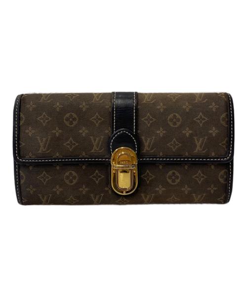 LOUIS VUITTON（ルイ ヴィトン）LOUIS VUITTON (ルイ ヴィトン) ポルトフォイユ・サラ フザン ブラックの古着・服飾アイテム
