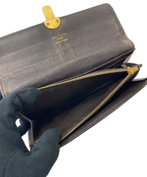 LOUIS VUITTON（ルイ ヴィトン）LOUIS VUITTON (ルイ ヴィトン) ポルトフォイユ・サラ フザン ブラックの古着・服飾アイテム