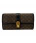 LOUIS VUITTON（ルイ ヴィトン）の古着「ポルトフォイユ・サラ フザン」｜ブラック